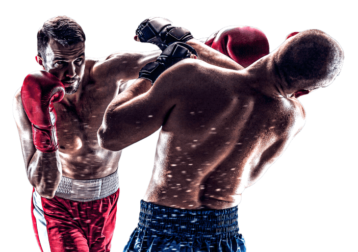 A football player kicking a ball at high-speed